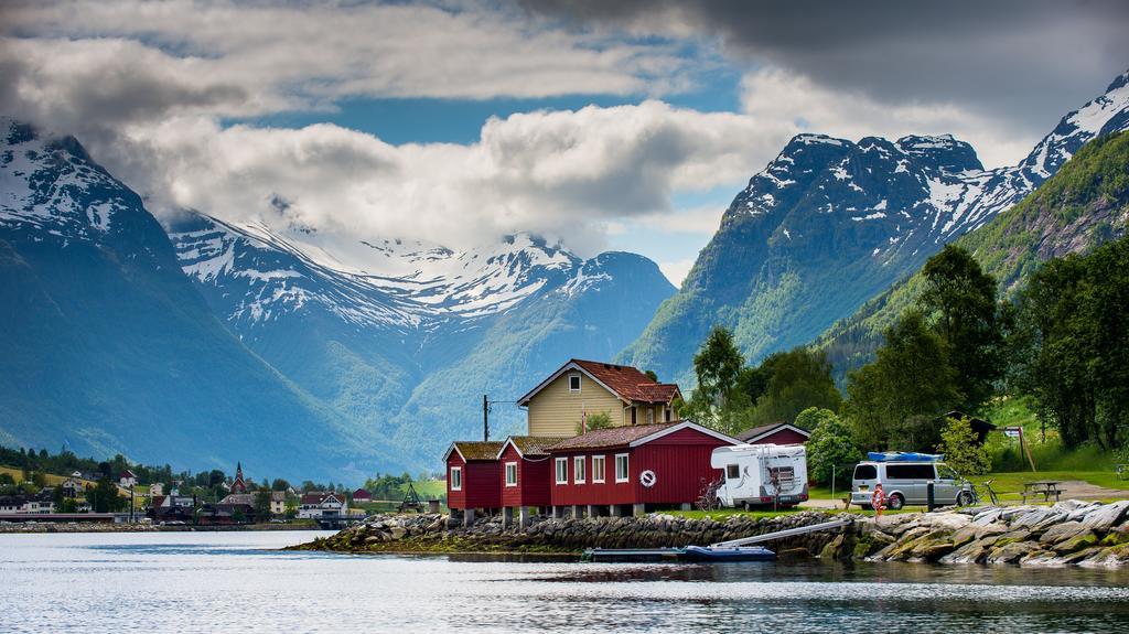 Nesset Fjordcamping Olden Bagian luar foto
