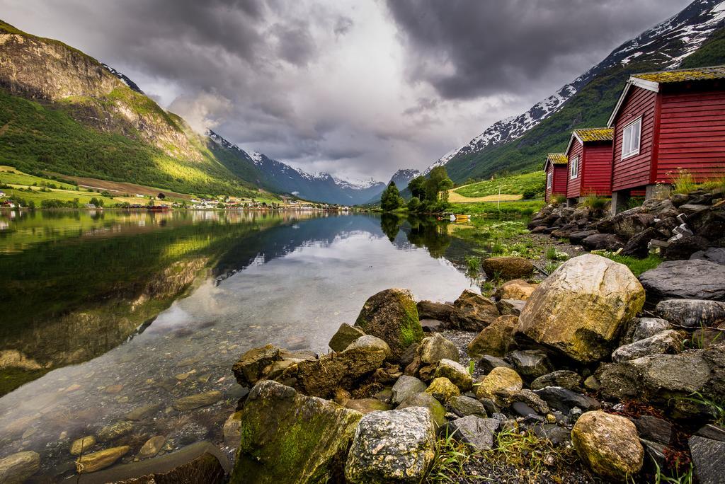 Nesset Fjordcamping Olden Bagian luar foto