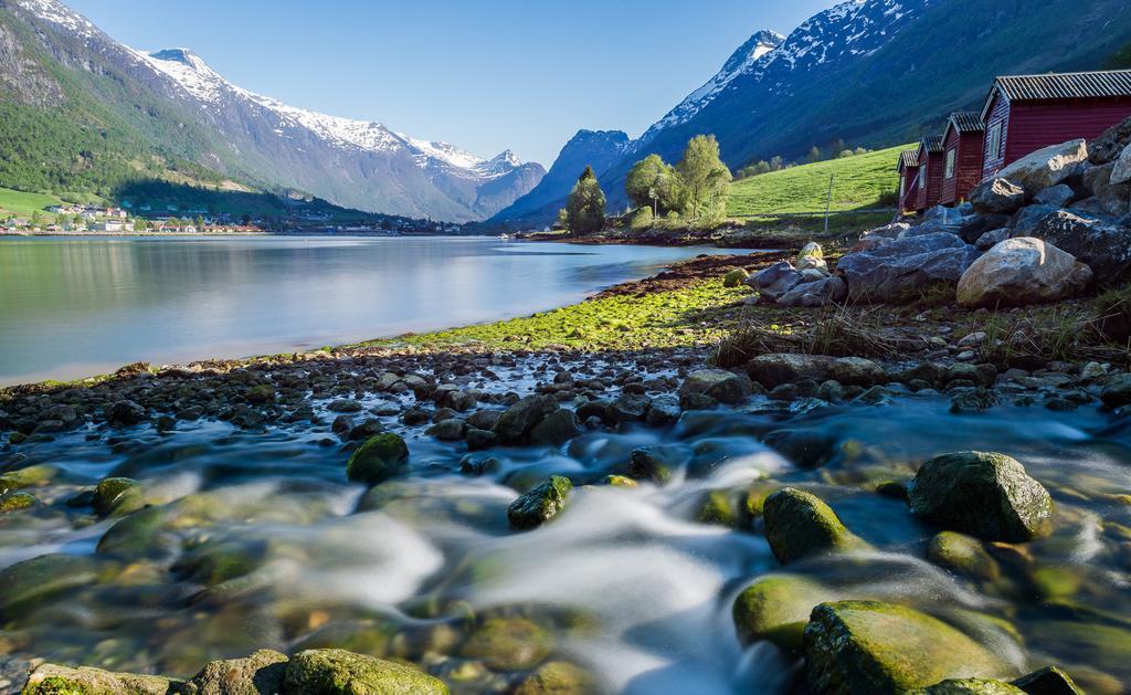 Nesset Fjordcamping Olden Bagian luar foto