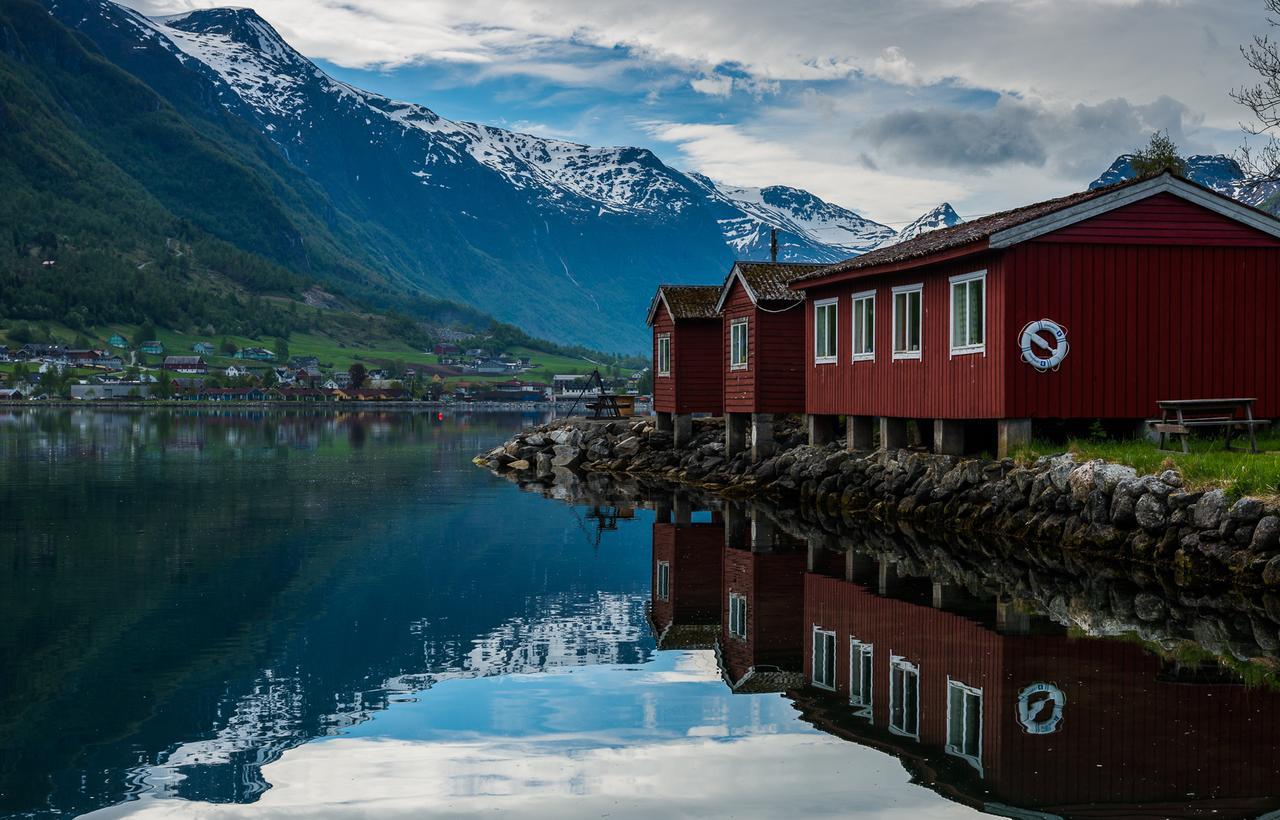 Nesset Fjordcamping Olden Bagian luar foto